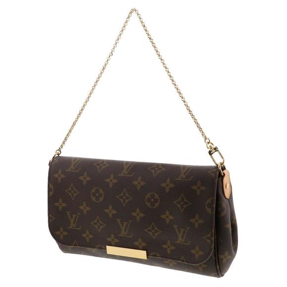 Louis Vuitton Shoulder PM Monogram Brown Chain Favorite Bag - Picture 1 of 6